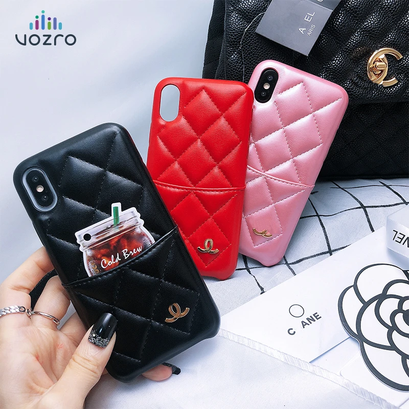 

VOZRO Luxury Pluggable Card Phone Case For IPhone 6 6s 7 8 Plus X XR XS 11 Pro Max Have A Badge For IPhone 11 Case Cover