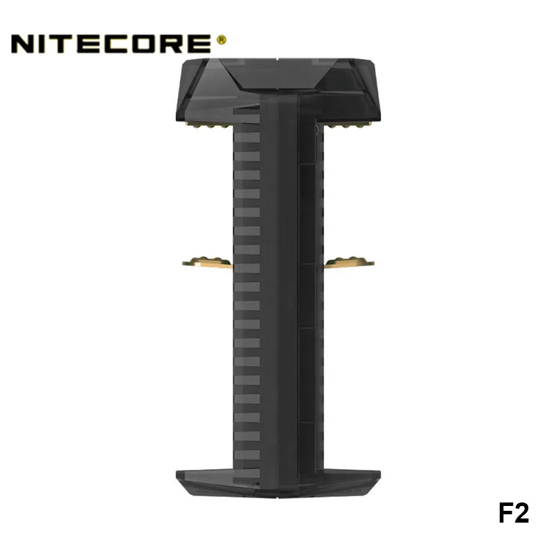 Nitecore F1 F2 гибкий внешний блок питания 26650 18650 16340 14500 различные батареи, совместимые с быстрым статусом в режиме реального времени USB зарядное устройство