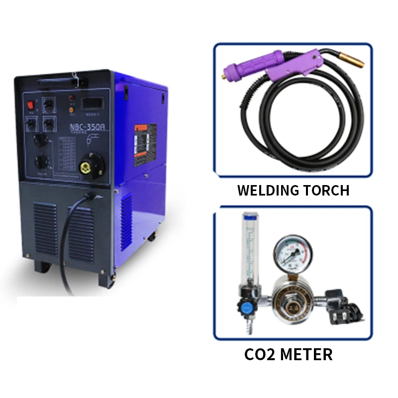 US $762.73 Electric Welding Machine Gas Shield Welder NBC350A 380V Tap Type Two Shield Welding Machine AllInOne Commercial Multifunction