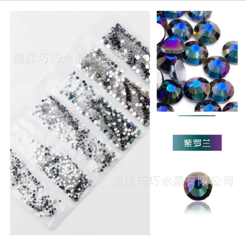 

Super Glitter Crystal Mixed Color Chameleon Stone Nail Rhinestone Small Irregular Beads 3D Nail Art Decoration In Accessories