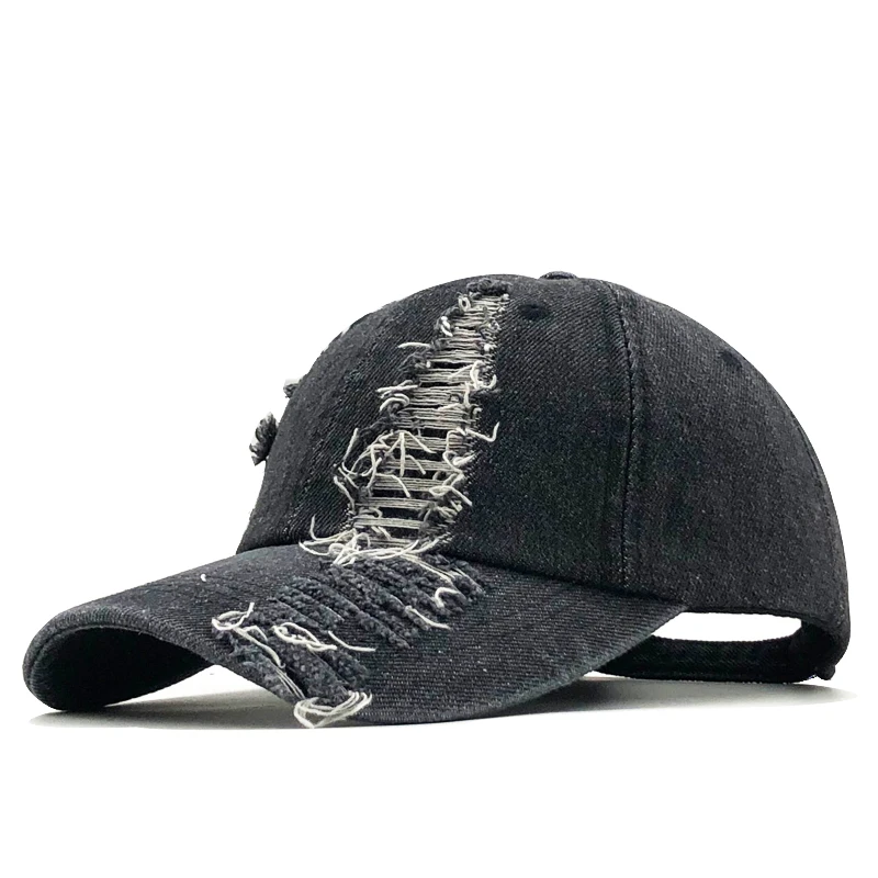 Женская бейсбольная Кепка в стиле ретро джинсовая кепка Snapback мужская и женская