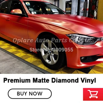 

Highest quality matt diamond wrapping film foil gold Charm orange wrapping film Vinyl Sticker ready for ship Car Whole Body Wrap