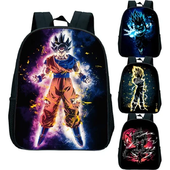 

Children Dragon Ball Kindergarten Backpack Goku Print School Bag Cool Pattern Child Bookbag Kids Rucksack Start School Gift