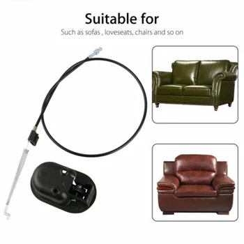 

Metal Sofa Recliner Release Handle Pressure Bar Pull Cable Chair Switch Wire DEC889