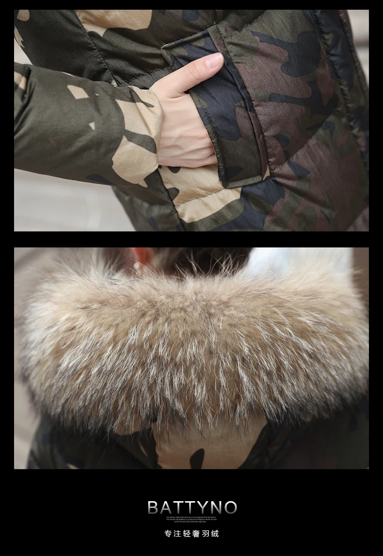 Tcyeek Winter Coat Women Clothes Streetwear X-long Duck Down Jacket Female Ladies Thick Warm Jacket+raccoon Fur Hooded 5203