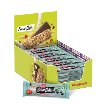 

Batonchik Musli "strawberry ice cream" SmartBar vegan 30g.