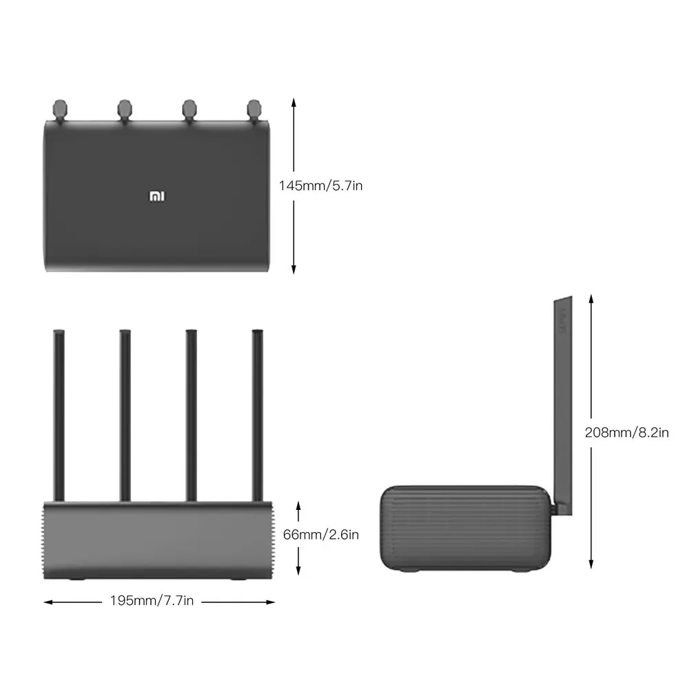 Xiaomi Mi Router Pro R3P 1733Mbps Wi-Fi Wi Fi Smart Wireless Wifi Router 4 Antenna Dual Band 2.4Ghz 5.0Ghz Wifi Network Device