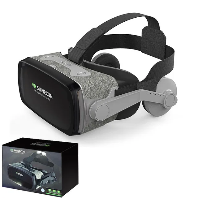 Серый Новые VR3D очки гарнитура 3D очки одна машина VR профессиональное оборудование Поддержка Bluetooth беспроводное устройство - Цвет: Серый
