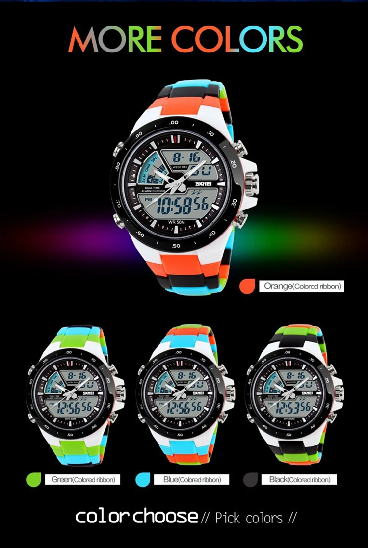 Эксклюзивный бренд SKMEI Модные мужские спортивные часы уличные водонепроницаемые военные наручные часы Часы Будильник Часы Relogio Masculino