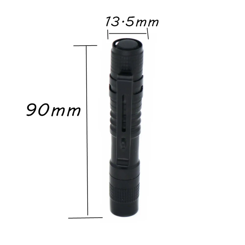 1 Model 2000LM Mini Led Flashlight Portable Small Penholder Night Walking Lighting Car Maintenance Work Torch Aluminum Alloy