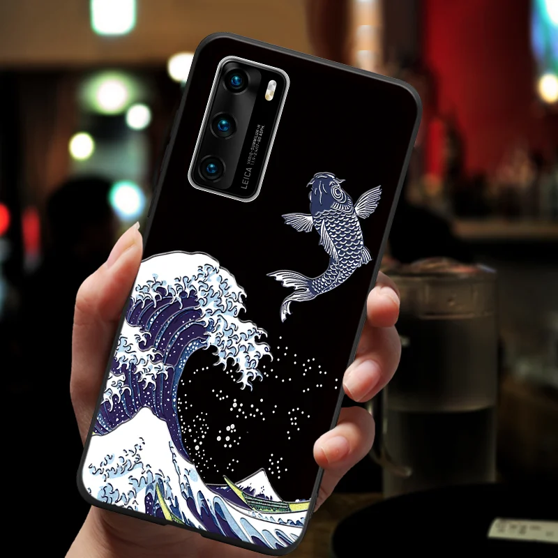 3D чехлы с тиснением для huawei mate 20 Lite P20 P30 Pro P Smart Y6 2019 2018 TPU Чехлы Honor 10i 20i 8X9 10