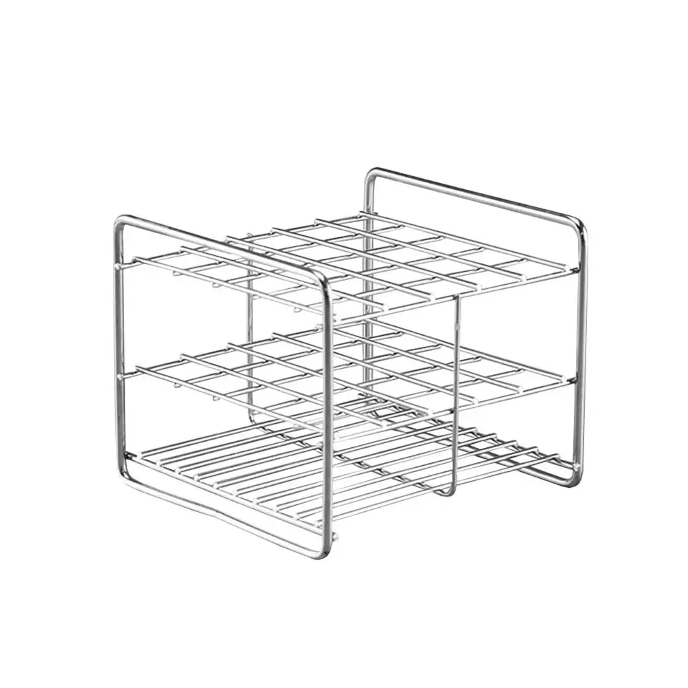 

Test Tube Rack 25 Holes Stainless Steel Lab Centrifuge Tube Rack Storage Holders Laboratory Supplies