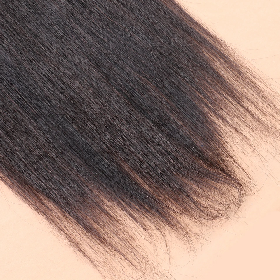 Бразильские прямые волосы для наращивания на заколках, 8 шт. в наборе, необработанные человеческие волосы для наращивания на заколках, волосы remy, утки