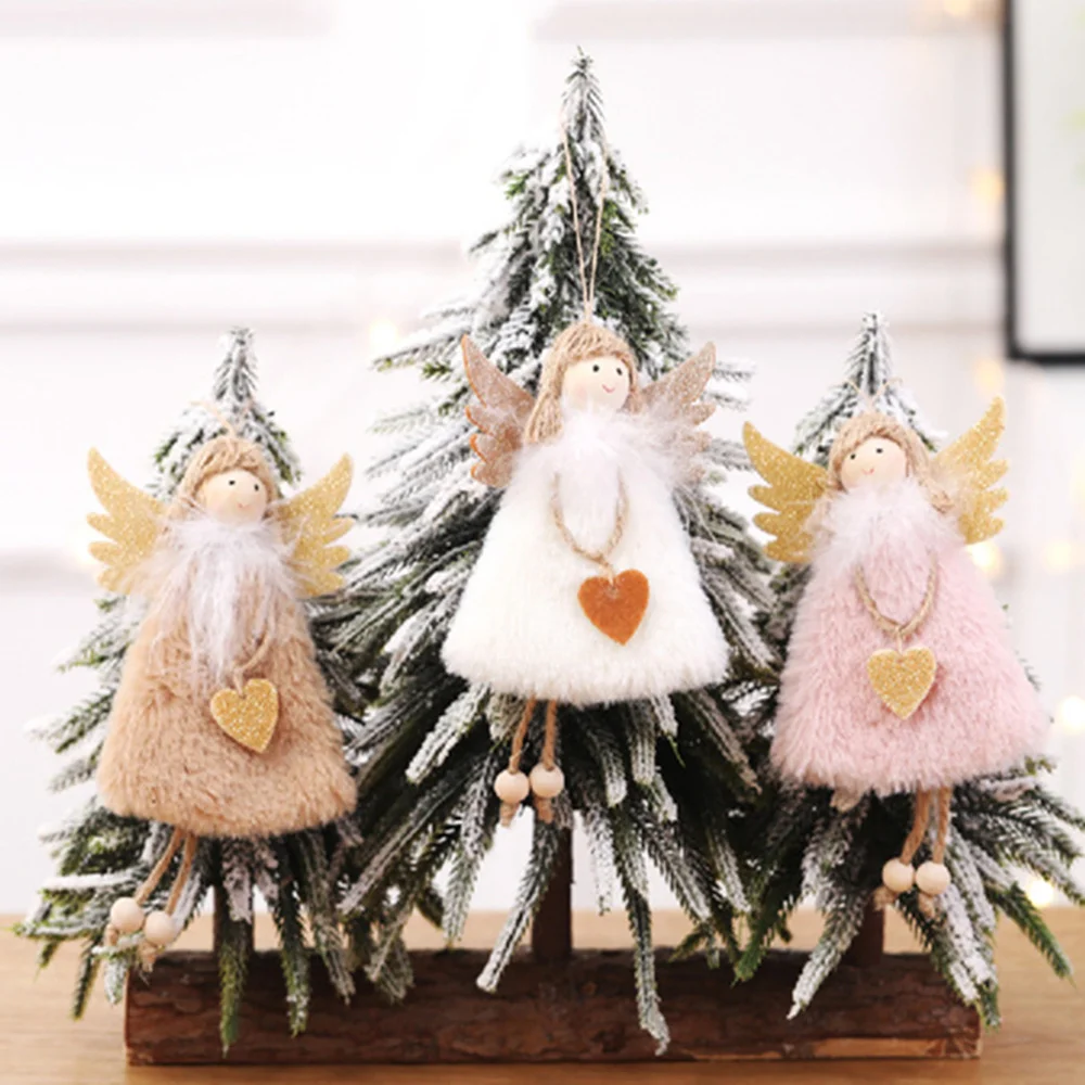 Рождественские куклы-ангелы, рождественские украшения для дома, рождественские украшения Санта-Клауса, подарки Санта-Клаус