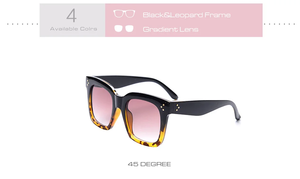 New Black Clear Oversized Square Sunglasses Women Gradient Summer Style Classic Sun Glasses Female Big Square Oculos De Sol coach sunglasses