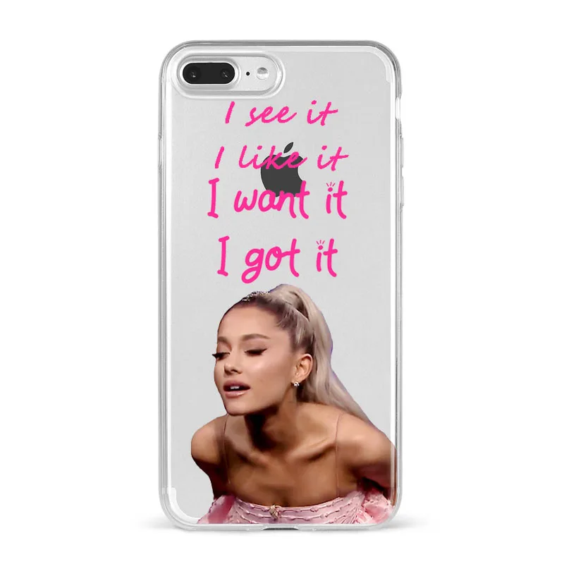 Ariana Grande God is a woman Thank You Next Sweetener phone case For iPhone X XR XS Max 8 7 6s 6 Plus 5s SE Suave Silicone Coque - Цвет: TPU