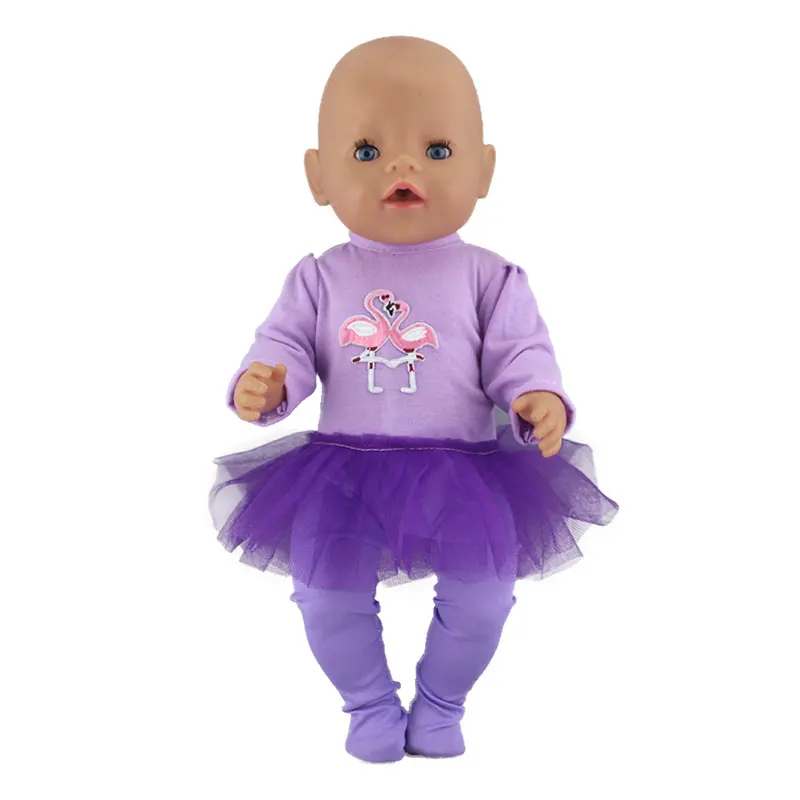 Модная одежда в стиле лягушки Surit для 43 см; Zapf Baby Doll; 17 дюймов; куклы для новорожденных; Одежда и аксессуары - Цвет: 10