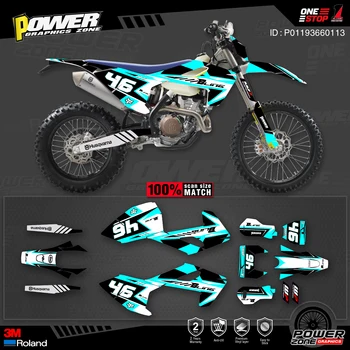 

PowerZone Custom Team Graphics Decals 3M Stickers Kit For Husqvarna Sticker 2016-18 TC FC TX FX FS 2017-19 TE FE 125-450cc 13