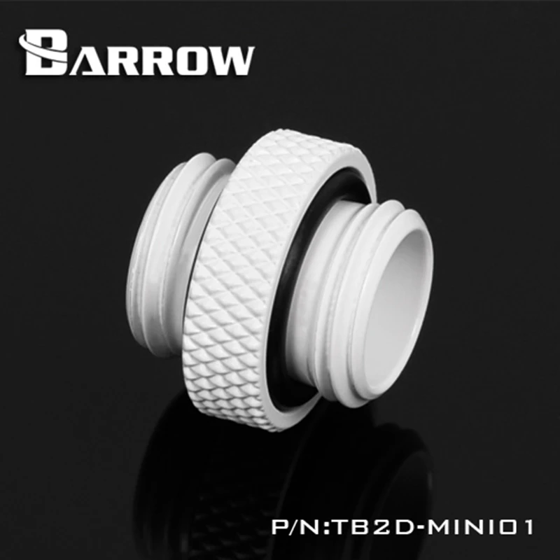 Barrow TB2D MINI01 Male к мини фитинг G1/4 ''черный серебристый белый золотой адаптер для
