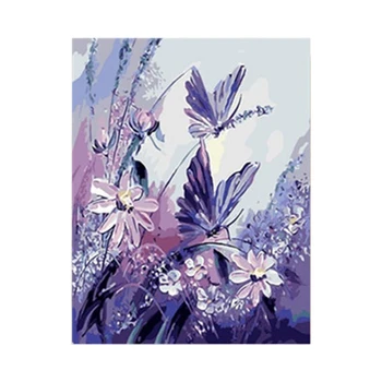 

40x50cm For Adults Modern UnFrame Oil Painting Landscape Flower Home Decoration Diy Paint By Numbers Kit Living Room Gift