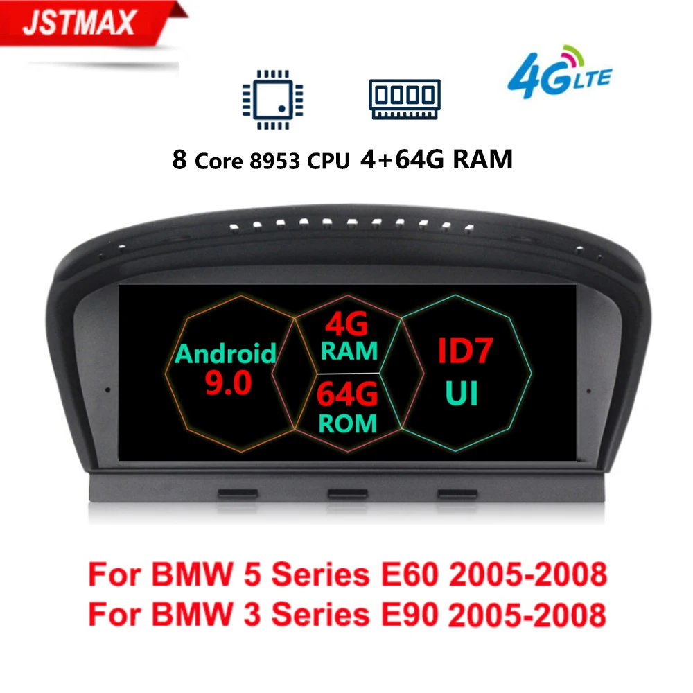 Sale Newest Android 9.0 8Core 4G+64G 4G LTE car radio multimedia player GPS Navi for BMW 5 Series E60 E61 E63 E64 E90 E91 E92 CCC CIC 0 Sale Newest Android 9.0 8Core 4G+64G 4G LTE car radio multimedia player GPS Navi for BMW 5 Series E60 E61 E63 E64 E90 E91 E92 CCC CIC 0