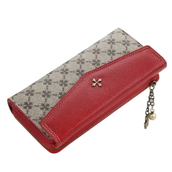

Brand Female Wallet Coin Pocket Phone Bag Card Holder Large Capacity Fashion Flower Women Wallets Leather Ladies Clutch Purse