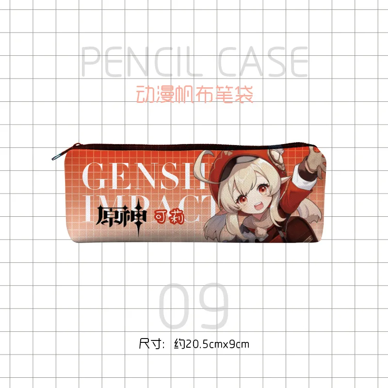 greek goddess costume Game Genshin Impact Pencil Bag Cosplay Anime Hutao Xiao Zhongli Cartoon Pen Case Boys Girls Stationery Bags Fans Gift naruto outfits