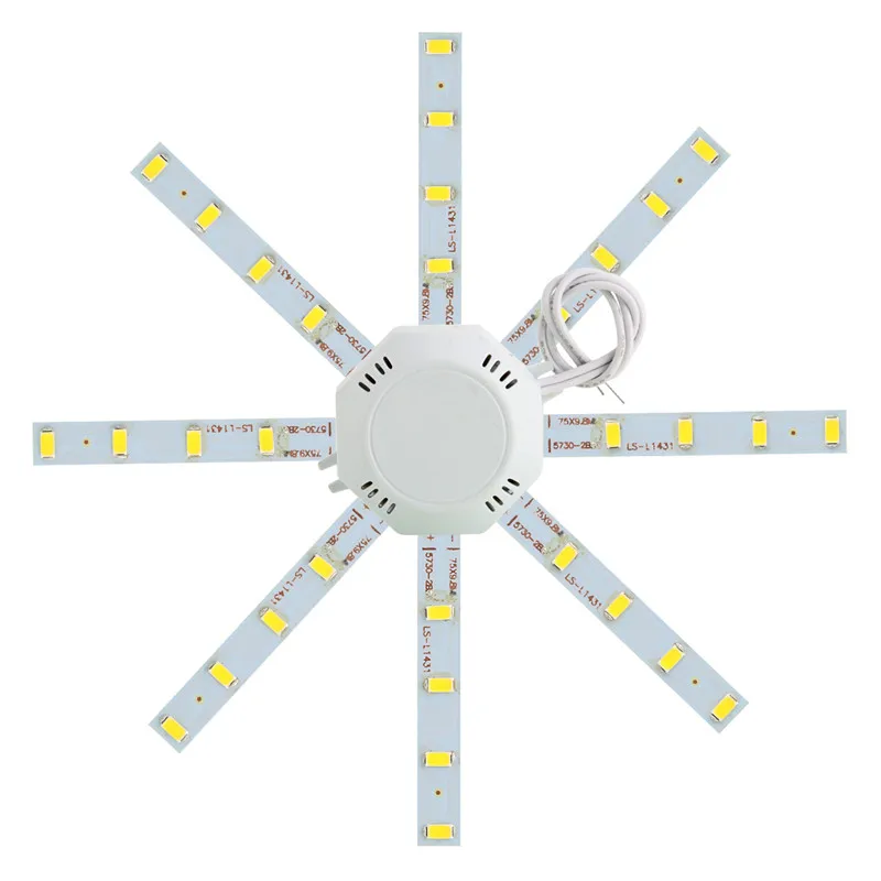 

12W LED Celling Lamp 5730SMD White Octopus Round Light Kitchen Bedroom LED Ceiling Light Bright Ring Retrofit Light Board