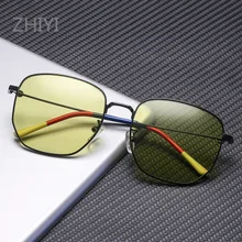 ZHIYI день и ночь поляризационные фотохромные солнцезащитные очки Брендовые дизайнерские ретро очки ночного видения унисекс очки для вождения UV400