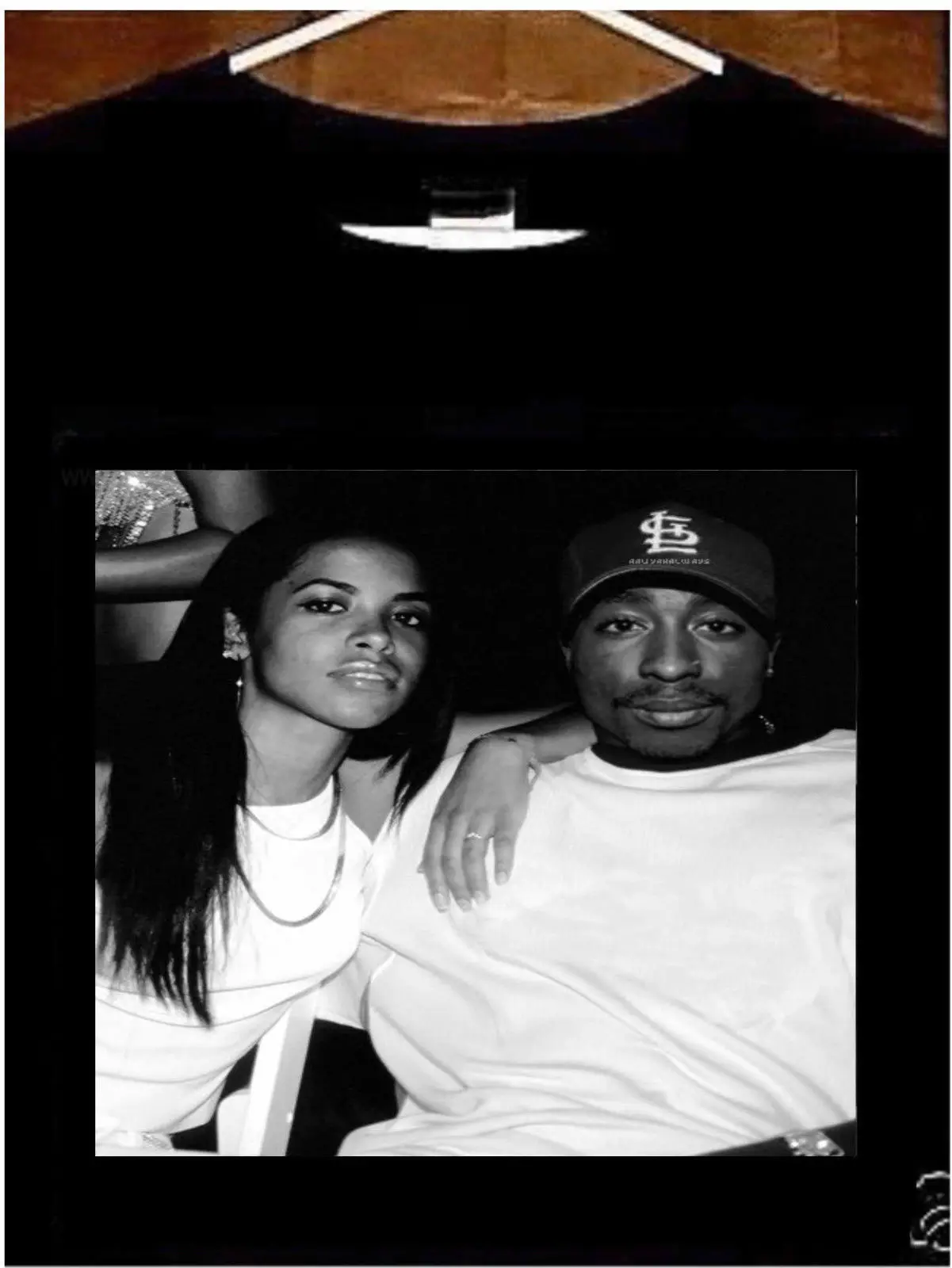 

Aaliyah & 2Pac T-Shirt Black Men Z519 Unisex S-3Xl