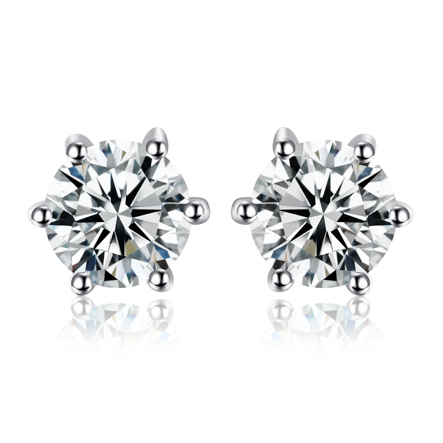 Genuine Amethyst Garnet Peridot Topaz Stud Earrings 925 Sterling Silver Earrings For Women Korean Earings Fashion Jewelry 2020