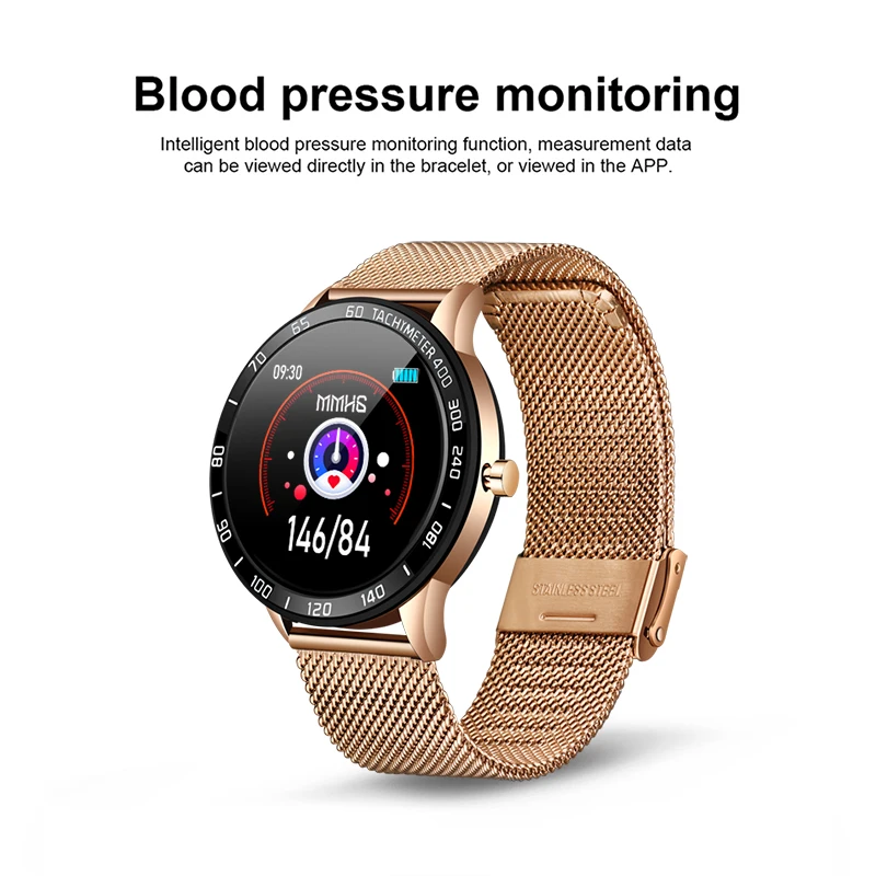 LIGE 2019 neue Smart Uhr Männer OLED Farbe Bildschirm Smartwatch frauen Mode Fitness Tracker Herzfrequenz blutdruck monitor + box