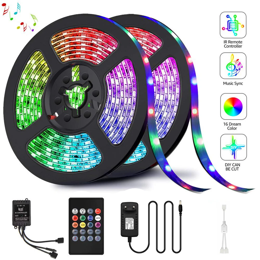 Светодиодная светильник кальная лента набор RGB 2835 Светодиодный 5 м 10 15 20