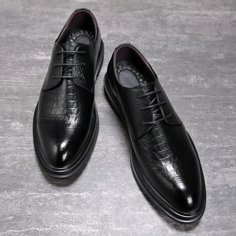 Официальная мужская обувь на плоской подошве; повседневная мужская обувь в британском стиле; мужские оксфорды; Мужская обувь для свадебного торжества