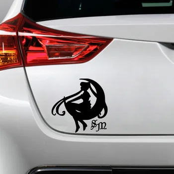 

Fun Sailor Moon Stickers For Cars Waterproof Self-Adhesive Removable Car Sticker Scratch Cover Decal Auto Decoration