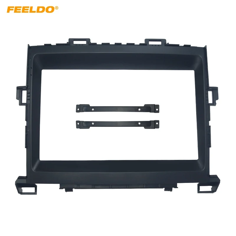 FEELDO стерео 2Din рамка для приборной доски пластина для Toyota Alphard 12-14 9-дюймовый большой Экран компакт-дисков/dvd-плеер крепление на приборную панель комплект# HQ1602