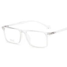 Новая мода TR90 коробка ретро плоское зеркало классический унисекс прозрачная оправа очки ультра светильник для отдыха без градусов очки для чтения