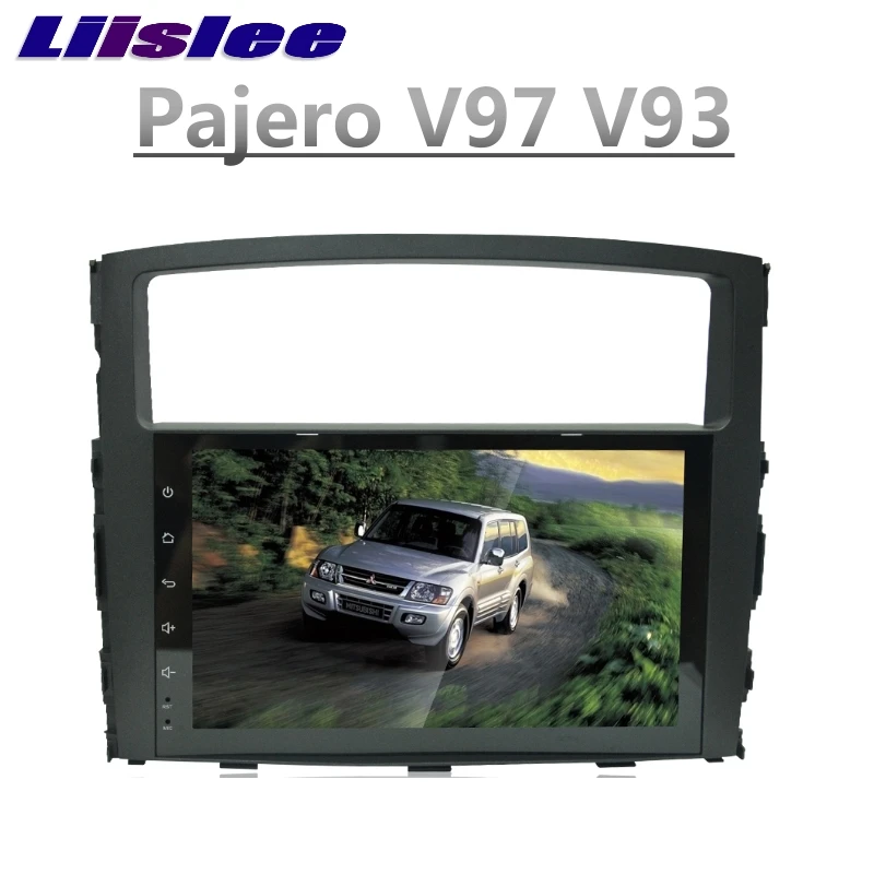 LiisLee Автомобильный мультимедийный DVD gps HiFi аудио радио 9 дюймов для Mitsubishi Pajero V97 V93 2006~ CarPlay адаптер навигация NAVI