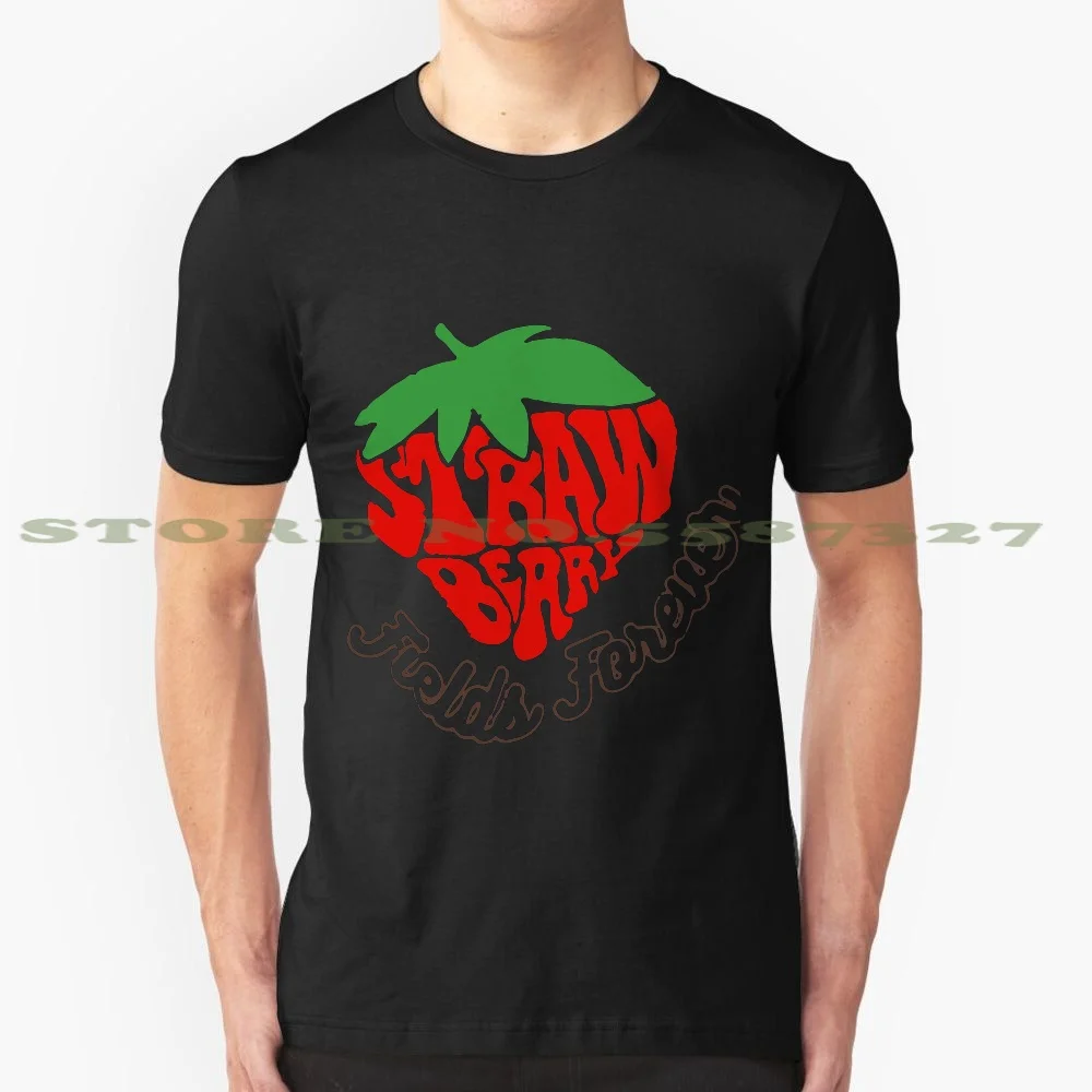 Strawberry Fields Forever Cool Design Trendy T Shirt Tee John Paul Ringo George Music Hits Albums Songs 60s Band Guitar Drums T Shirts Aliexpress
