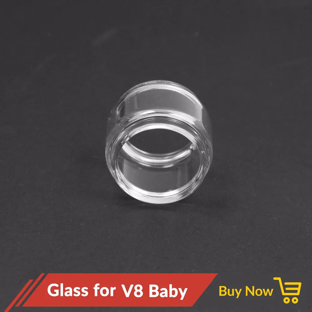 

Volcanee 1pc Replacement Glass Tube for V8 Baby Tank Atomizer Electronic Cigarette Spare Glass Extend Glass