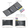 2024 Rfid Men Card Wallets Magnetic Button Free Name Customized Small Card Wallets Carbon Fiber Mini Wallet Qaulity Male Purses 5