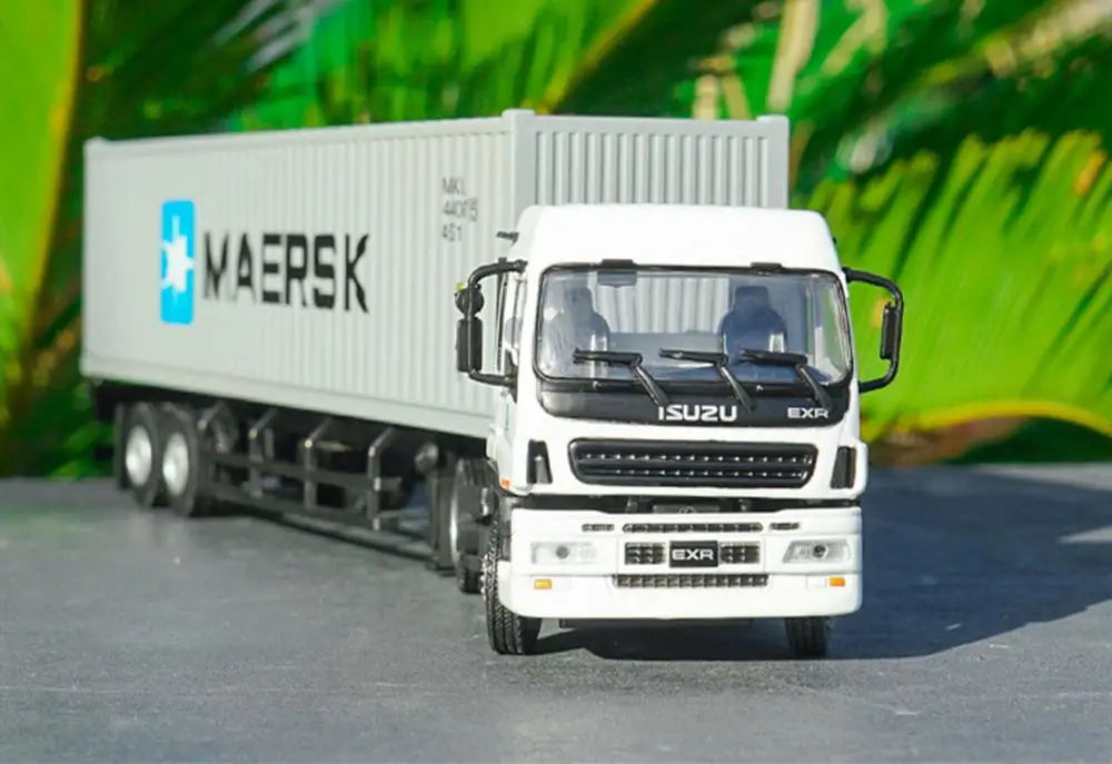 1/50 ISUZU грузовой автомобиль с прицепом MAERSK литье под давлением модель автомобиля коллекция