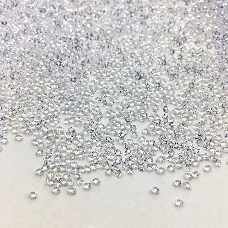 1 Pack 1440PCS Clear V-Bottom Sharp Glitter Rhinestone Nail Gems Acrylic Crystal Stone Non Hot Fix Nail Art Decoration 5