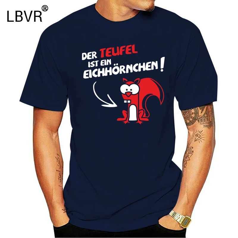 Дьявол белка высказываний подарок Забавный Fun Веселая Футболка Оптовая Продажа |
