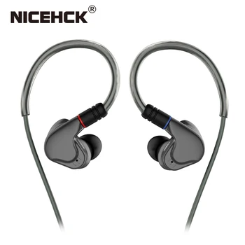 

NICEHCK M6 4BA+2DD Hybrid 6 Drives In Ear Earphone HIFI Metal Earphone Earbud Monitor Headset With MMCX Detachable Cable IEM