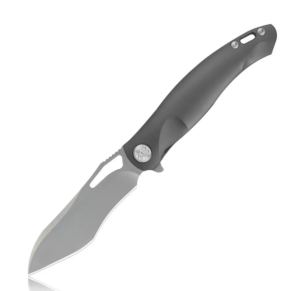 КБ KB251 складной нож M390 с 6AL4V TI ручкой для отдыха на природе - Цвет: Dark Grey