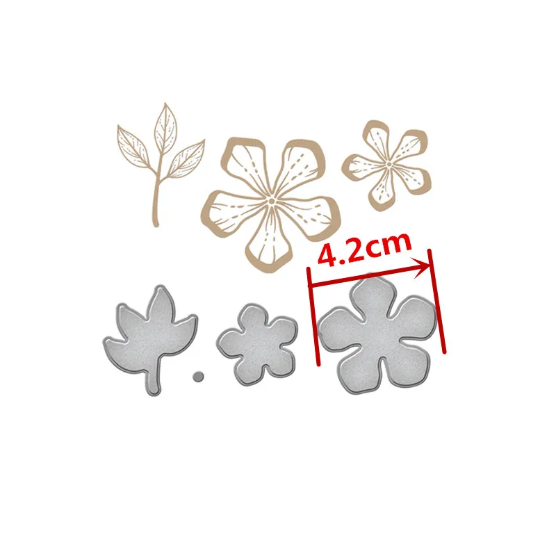 Flower Metal Hot Foil Plate for Scrapbooking and Card Making New Dies