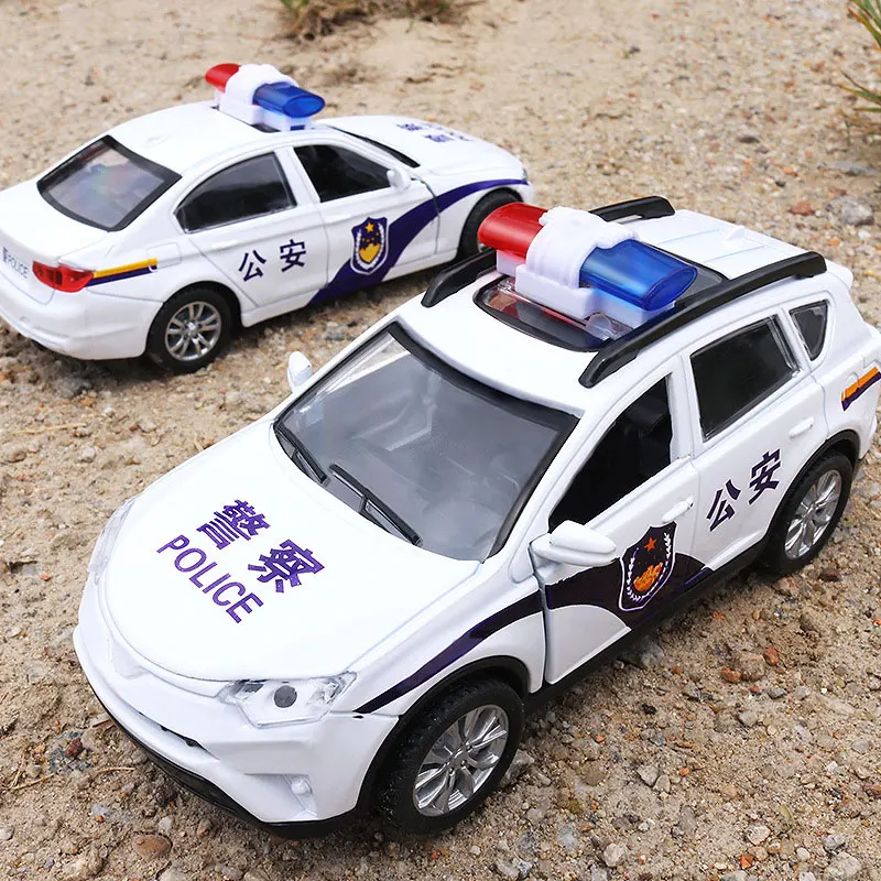 1:32 alloy police car real special police car off-road vehicle model sound light back car model for children collection toy gift 1:32 alloy police car real special police car off-road vehicle model sound light back car model for children collection toy gift