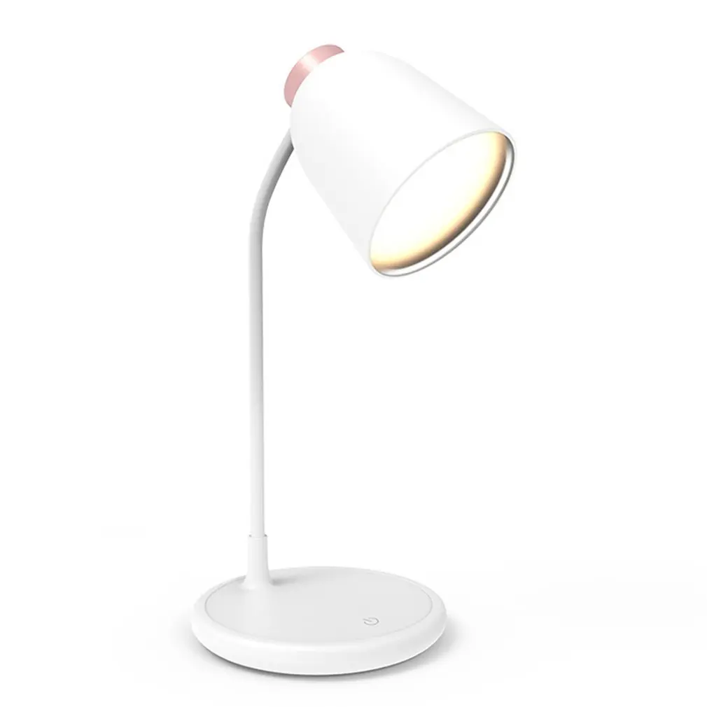 

3 Modes Desktop Reading Light Lights LED Silicone Charging Touch Bed Headlamp Adjustable brightness touch switch Night Light