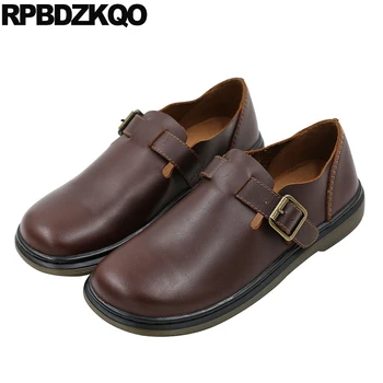 

china fur female designer shoes women luxury 2019 brown high quality ladies black round toe chinese genuine leather flats winter